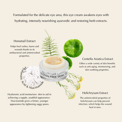 Vegan EpiSilk, Crystal Wrinkle Smoothing Eye Cream - Intense Brightening and Firming Wrinkle Fix for Sensitive Skin - Trending Wellness Store