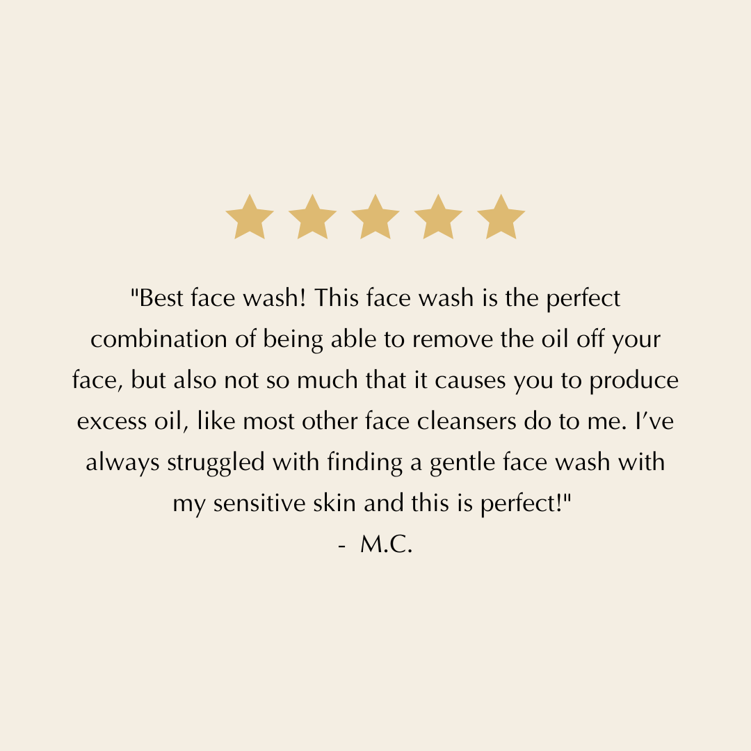 Gentle, Oil-Free Foaming Apple Cleanser for Sensitive & Acne-Prone Skin | Vegan, allergen-friendly, sulfate & paraben free | Purifying, hydrating face wash for all skin types - Trending Wellness Store
