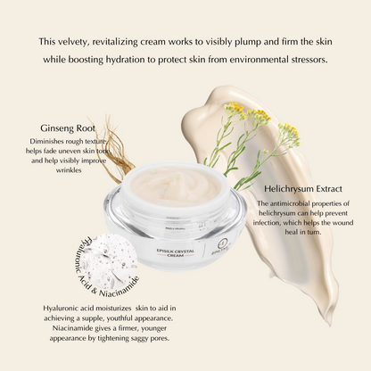 Vegan EpiSilk, Crystal Wrinkle Smoothing Face Cream - Intense Brightening and Firming Wrinkle Fix for Sensitive Skin - Trending Wellness Store