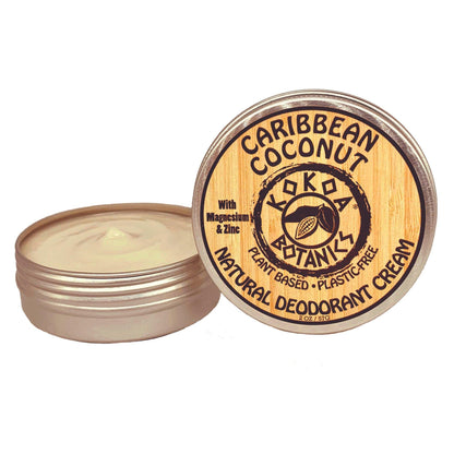 CARIBBEAN COCONUT - Natural Deodorant Cream - Aluminum-Free - 2.5 oz - Trending Wellness Store