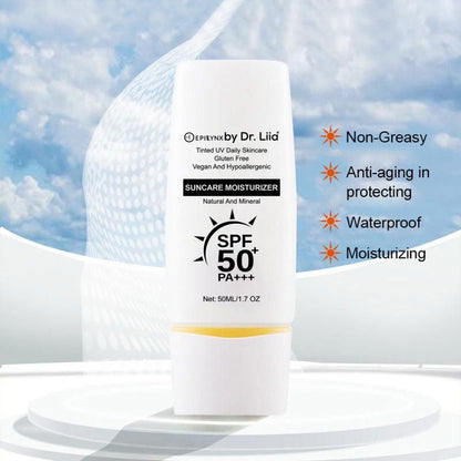 Illuminating Mineral Sunscreen SPF 50 – Vegan, Gluten-Free Moisturizing Sun Care for Sensitive Skin - Trending Wellness Store