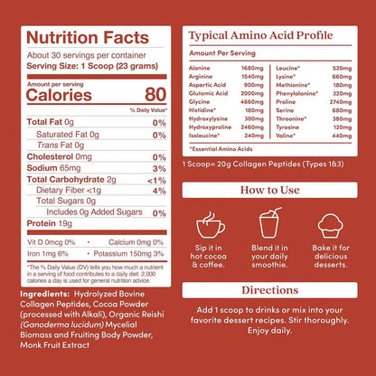 Chocolate Collagen Peptides Powder - Trending Wellness Store