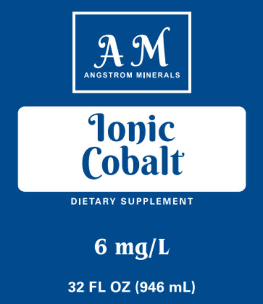 32 oz Ionic Cobalt Supplement by Angstrom Minerals - Trending Wellness Store