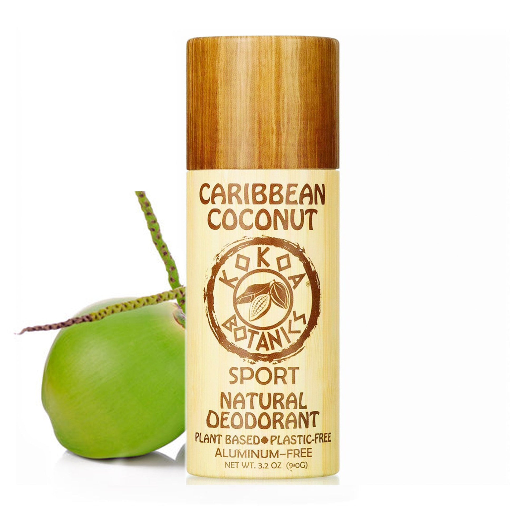 CARIBBEAN COCONUT – Natural Detox Deodorant - Aluminum-Free - Plastic-Free 3.2 oz - Trending Wellness Store