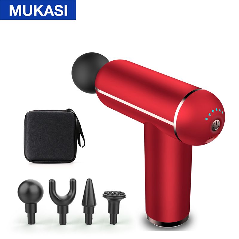MUKASI LCD Display Massage Gun Portable Percussion Pistol Massager For Body Neck Deep Tissue Muscle Relaxation Gout Pain Relief - Trending Wellness Store
