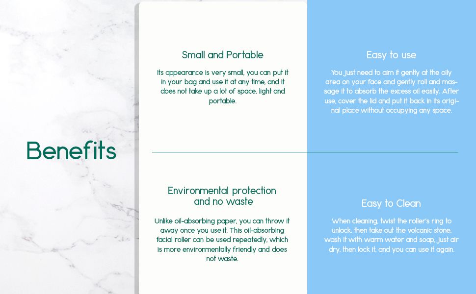 Volcanic Stone Oil-Absorbing Face Roller - Trending Wellness Store