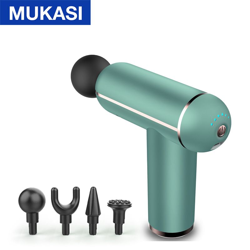 MUKASI LCD Display Massage Gun Portable Percussion Pistol Massager For Body Neck Deep Tissue Muscle Relaxation Gout Pain Relief - Trending Wellness Store