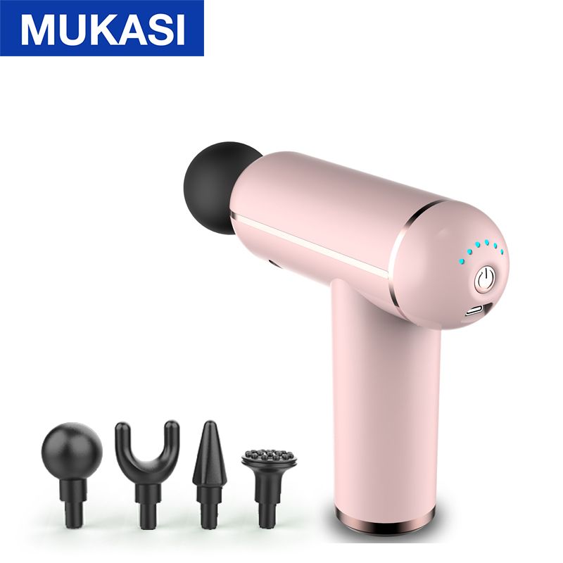 MUKASI LCD Display Massage Gun Portable Percussion Pistol Massager For Body Neck Deep Tissue Muscle Relaxation Gout Pain Relief - Trending Wellness Store