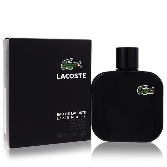 Lacoste Eau De Lacoste L.12.12 Noir by Lacoste Eau De Toilette Spray 3.4 oz for Men - Trending Wellness Store