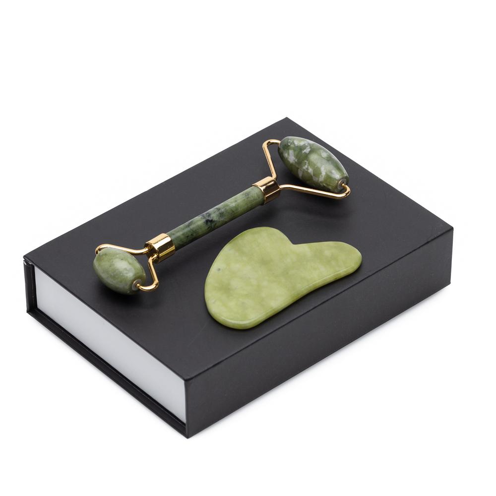 Natural Jade Roller and Gua Sha - Puffiness Reduction - Trending Wellness Store
