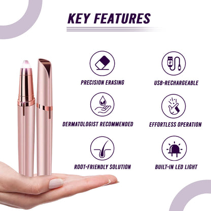 Rechargeable Eyebrow Hair Remover - Trending Wellness Store