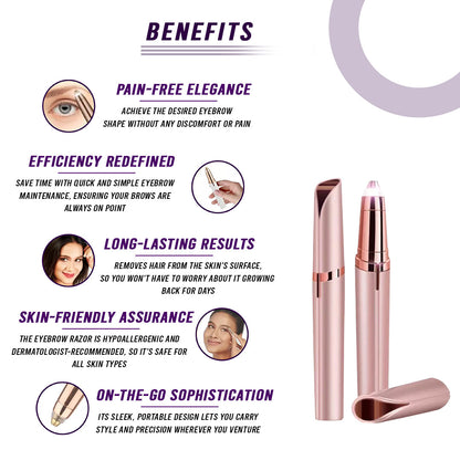 Rechargeable Eyebrow Hair Remover - Trending Wellness Store