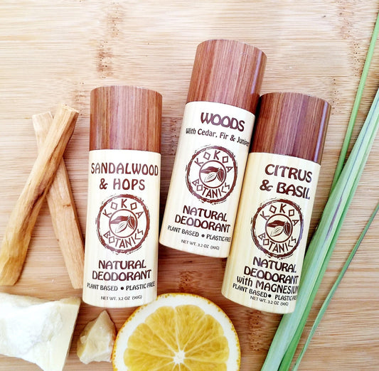 Natural Deodorant 3 Pack - Gift Set - Artisan Skin Care - Gift for Men- Vegan - Trending Wellness Store