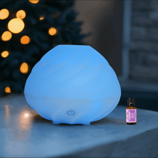 Swirl Aromatherapy Essential Oil Diffuser with Lavender Pure Essential Oil - Trending Wellness Store