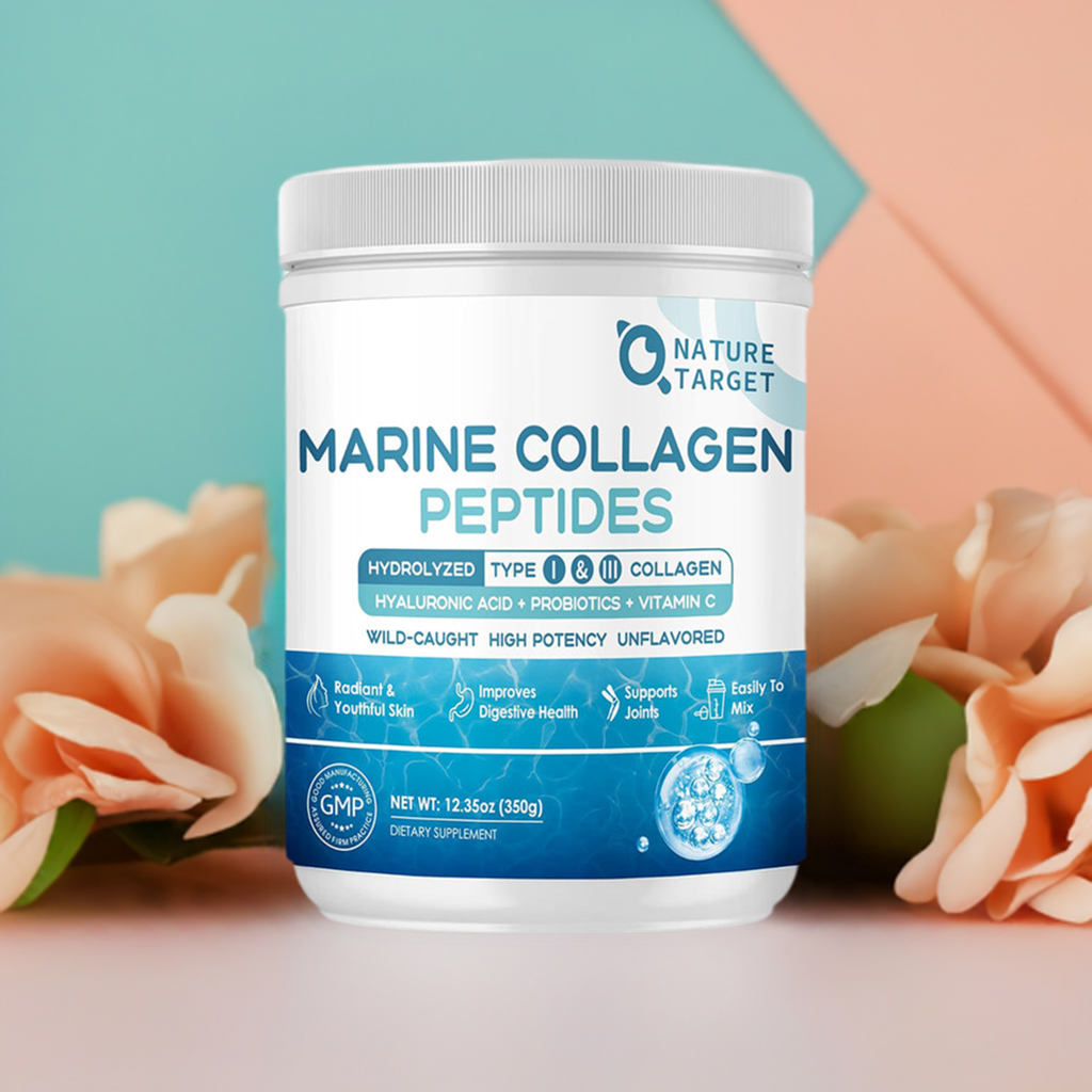Marine Collagen Peptides Powder, 10 Billion CFUs - Trending Wellness Store