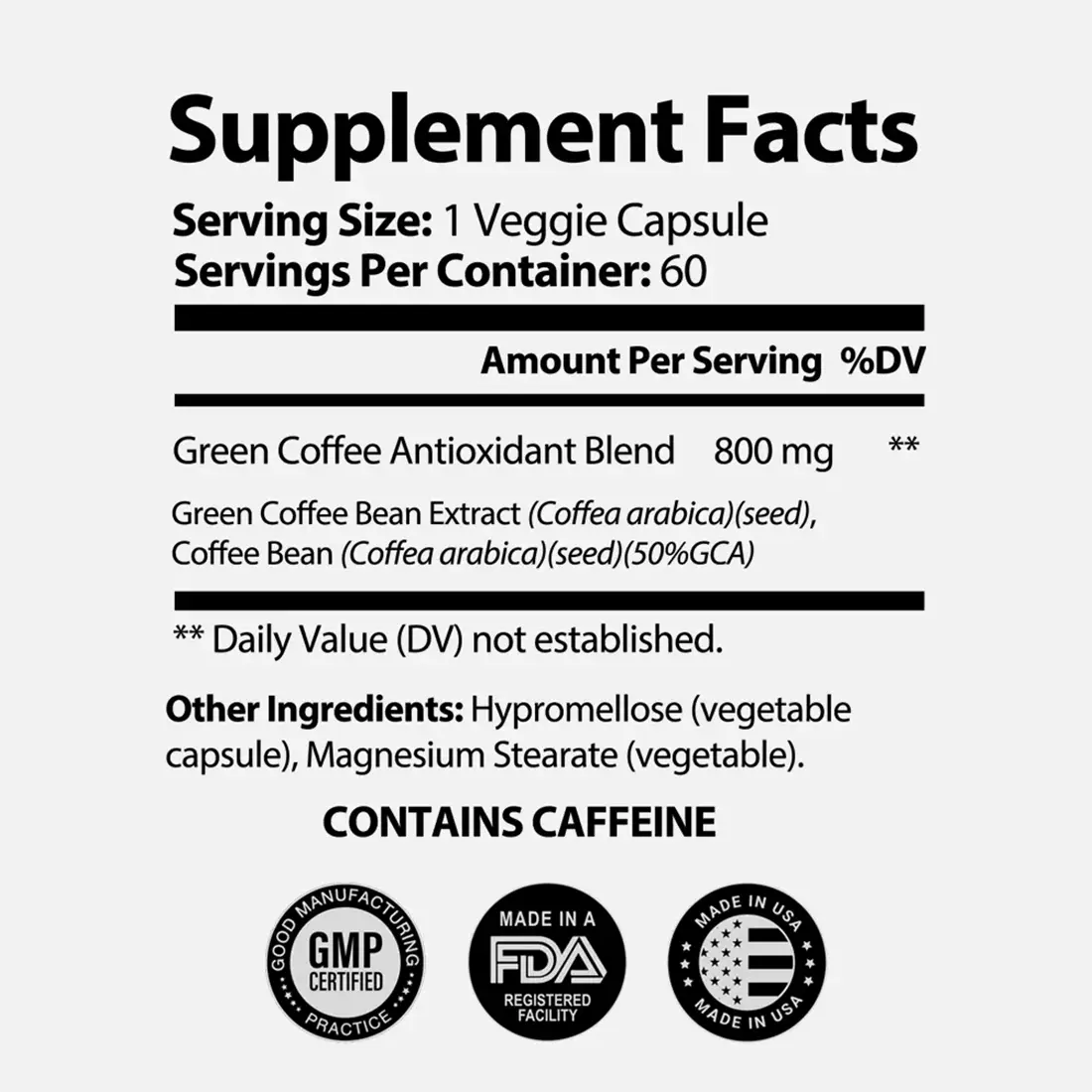 Green Coffee Bean Extract With GCA - Trending Wellness Store