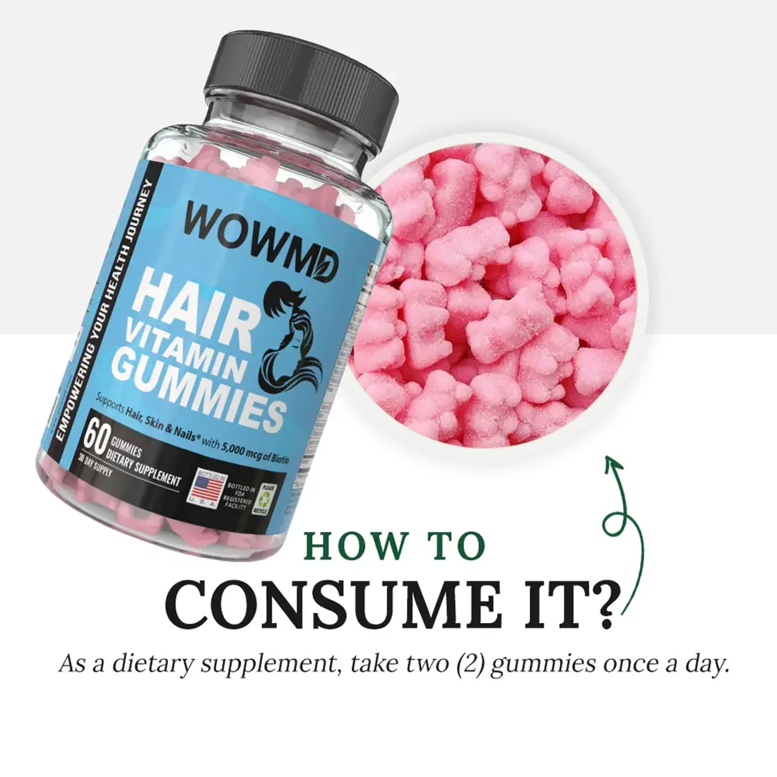 Hair Vitamin Gummies - Trending Wellness Store
