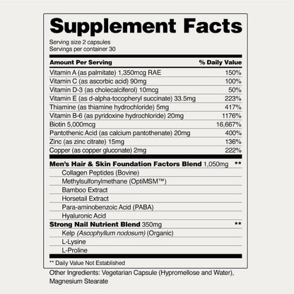 Hair Growth Supplement for Men - Trending Wellness Store