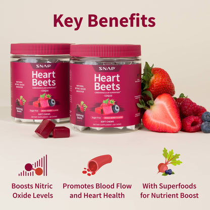 Heart Beets Chews - Buy 2, Get 1 FREE! - Trending Wellness Store