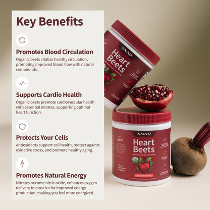 3 Heart Beets + 1 Free Container + Free Shaker + Free E-Book - Trending Wellness Store