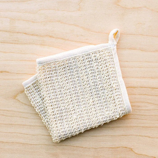 Natural Sisal Washcloth - Gentle Exfoliating Face and Body Cloth - Trending Wellness Store