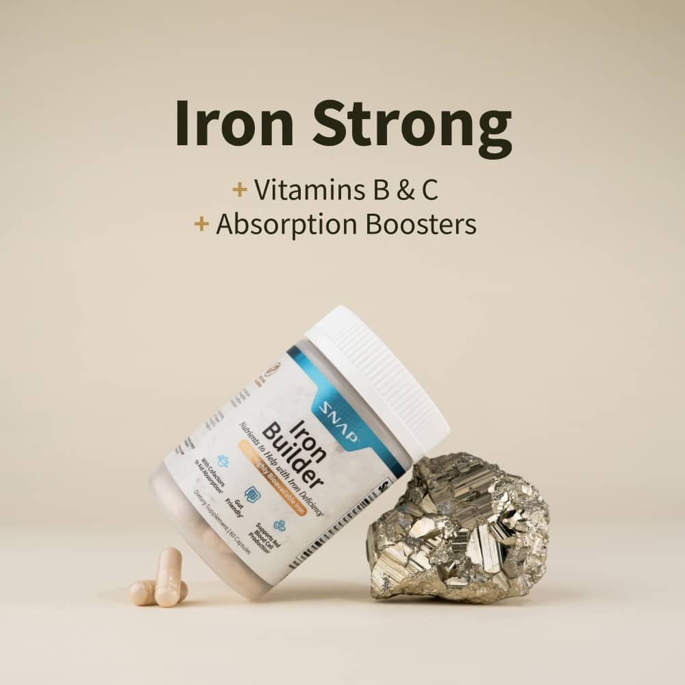 Iron Builder with Vitamins B & C Absorption Boosters - Trending Wellness Store