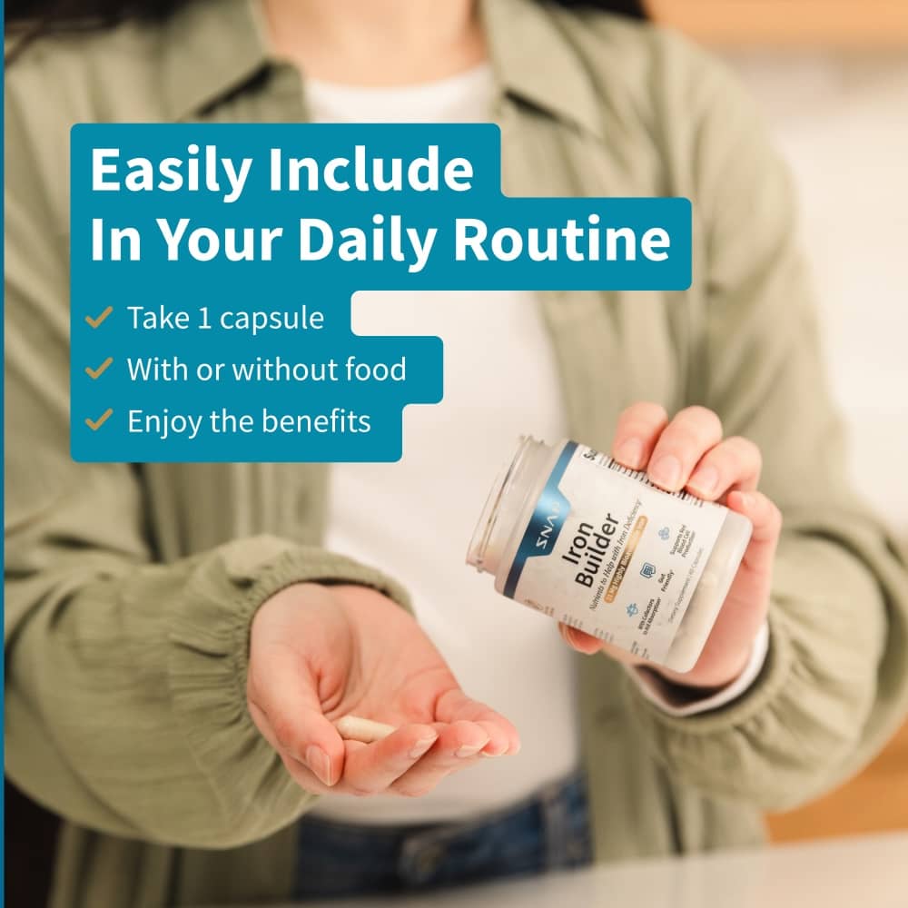 Iron Builder with Vitamins B & C Absorption Boosters - Trending Wellness Store