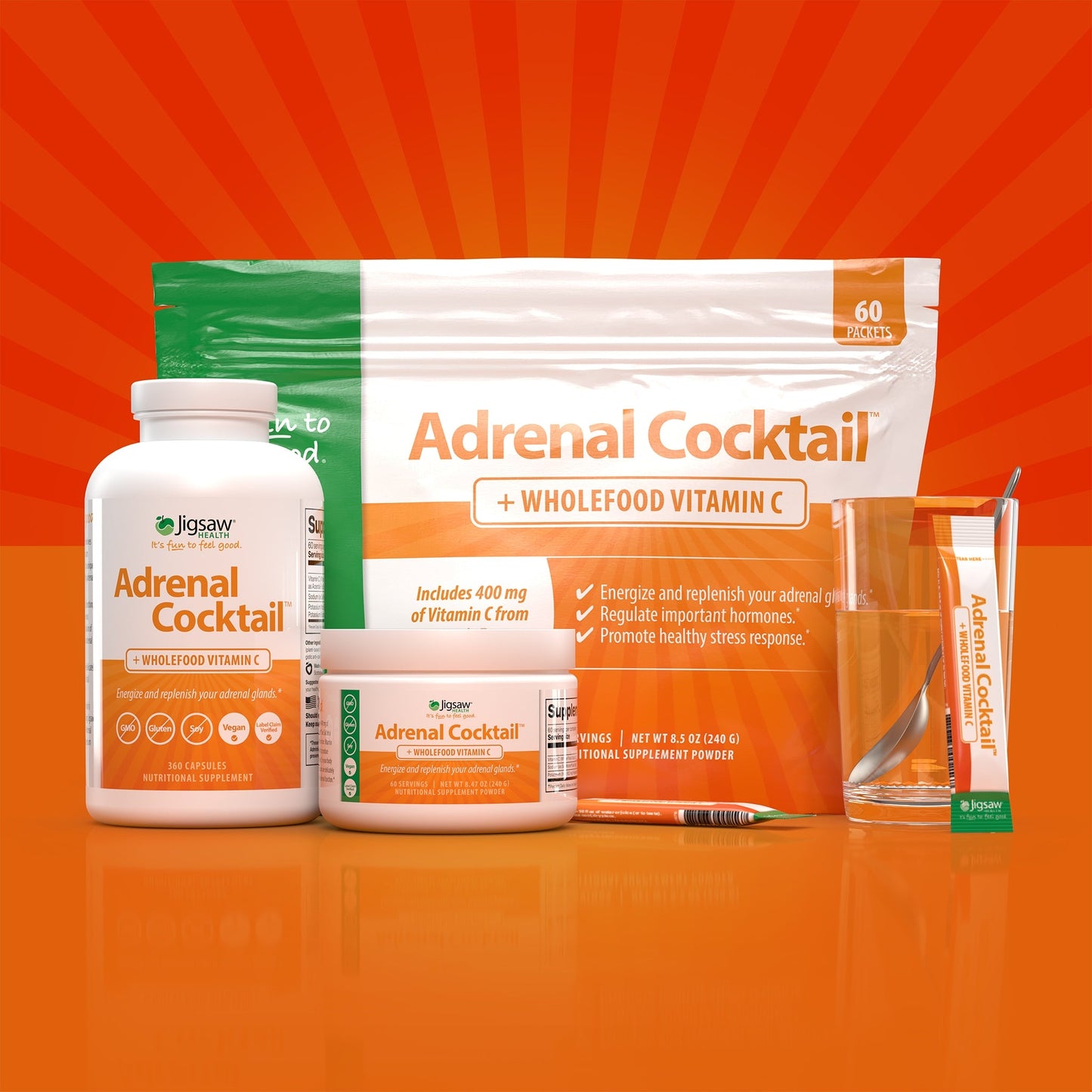 Jigsaw Adrenal Cocktail™ + Wholefood Vitamin C - Trending Wellness Store