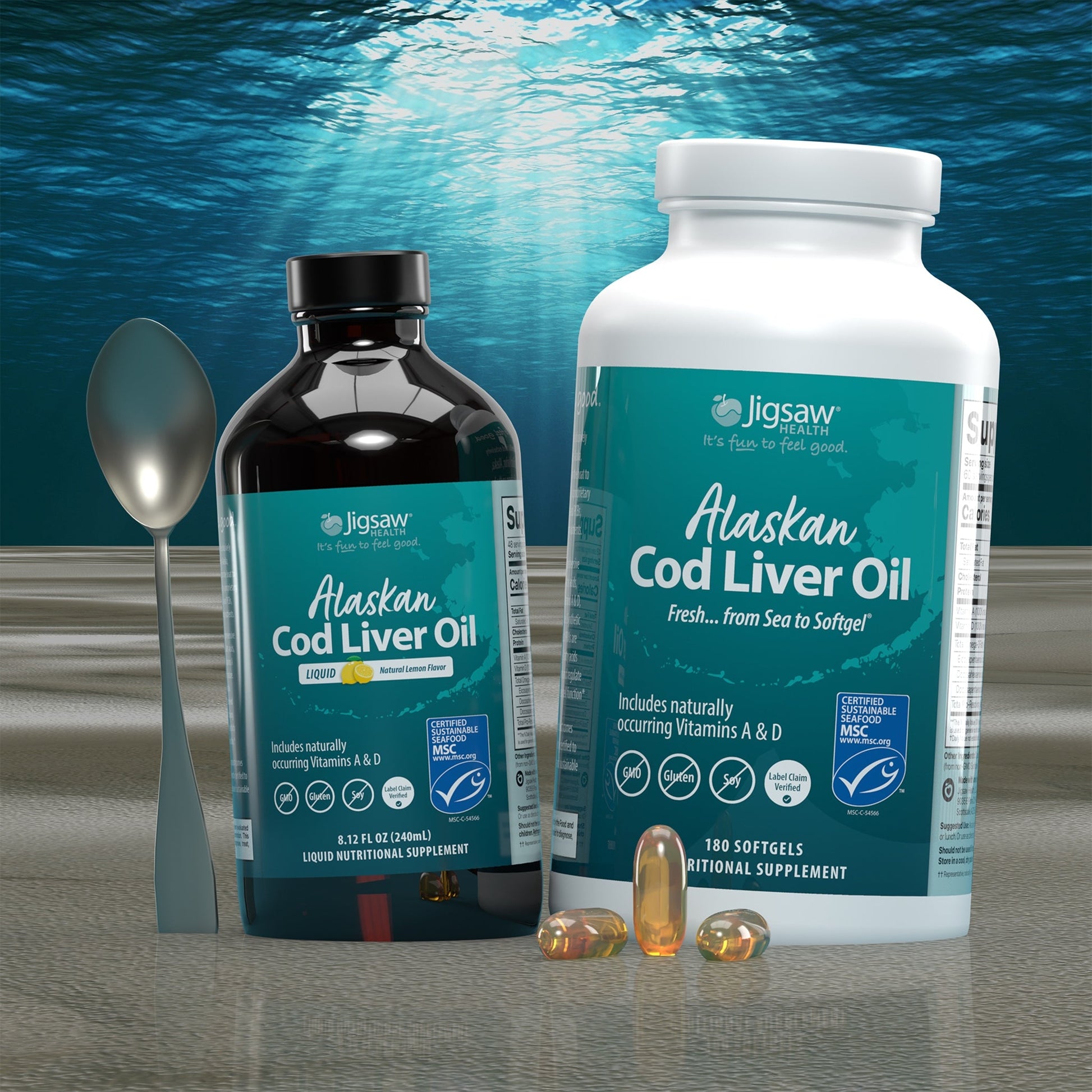 Jigsaw Alaskan Cod Liver Oil™ - Trending Wellness Store