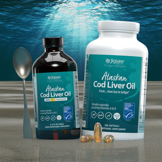 Jigsaw Alaskan Cod Liver Oil™ - Trending Wellness Store
