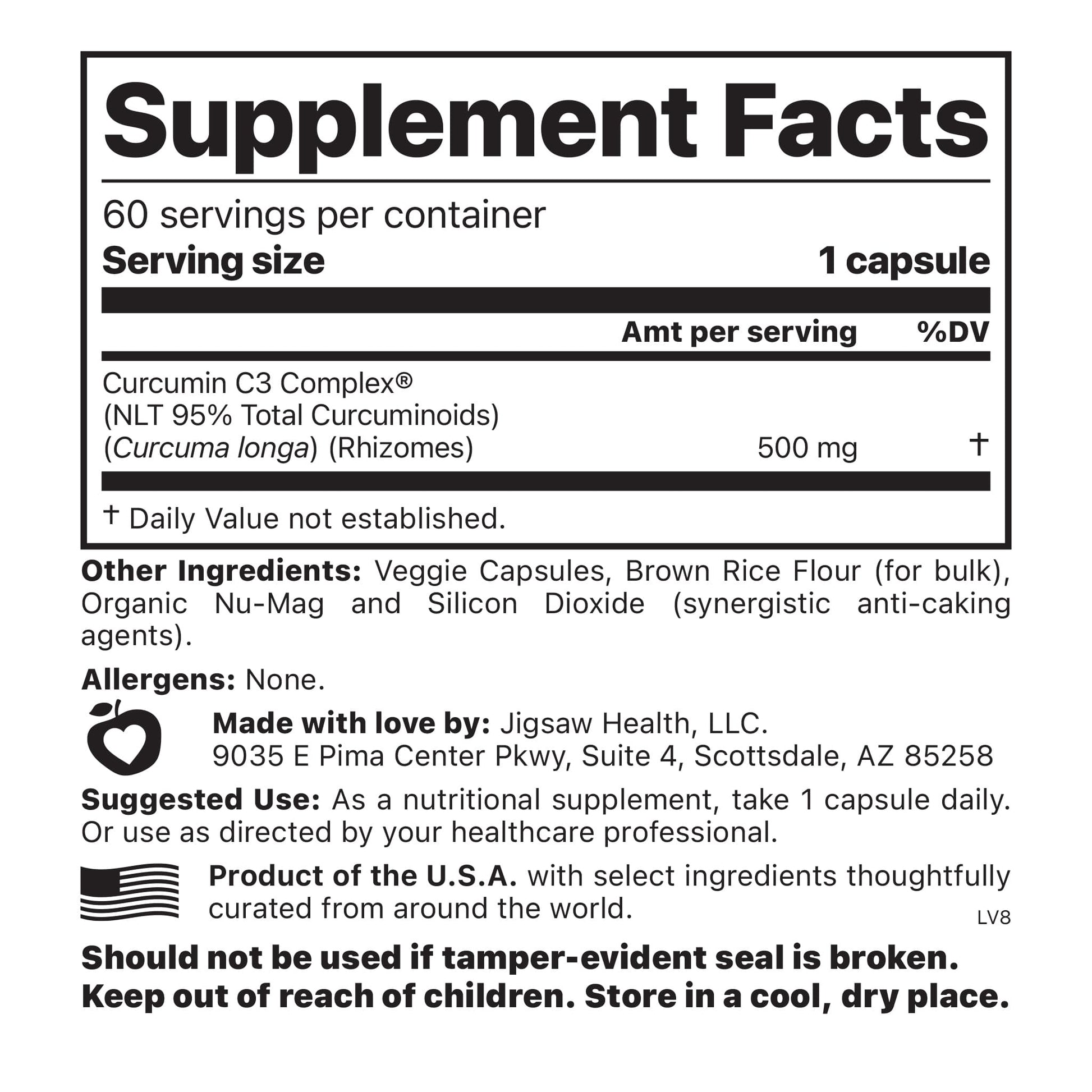 Jigsaw Curcumin C3 Complex® - Trending Wellness Store