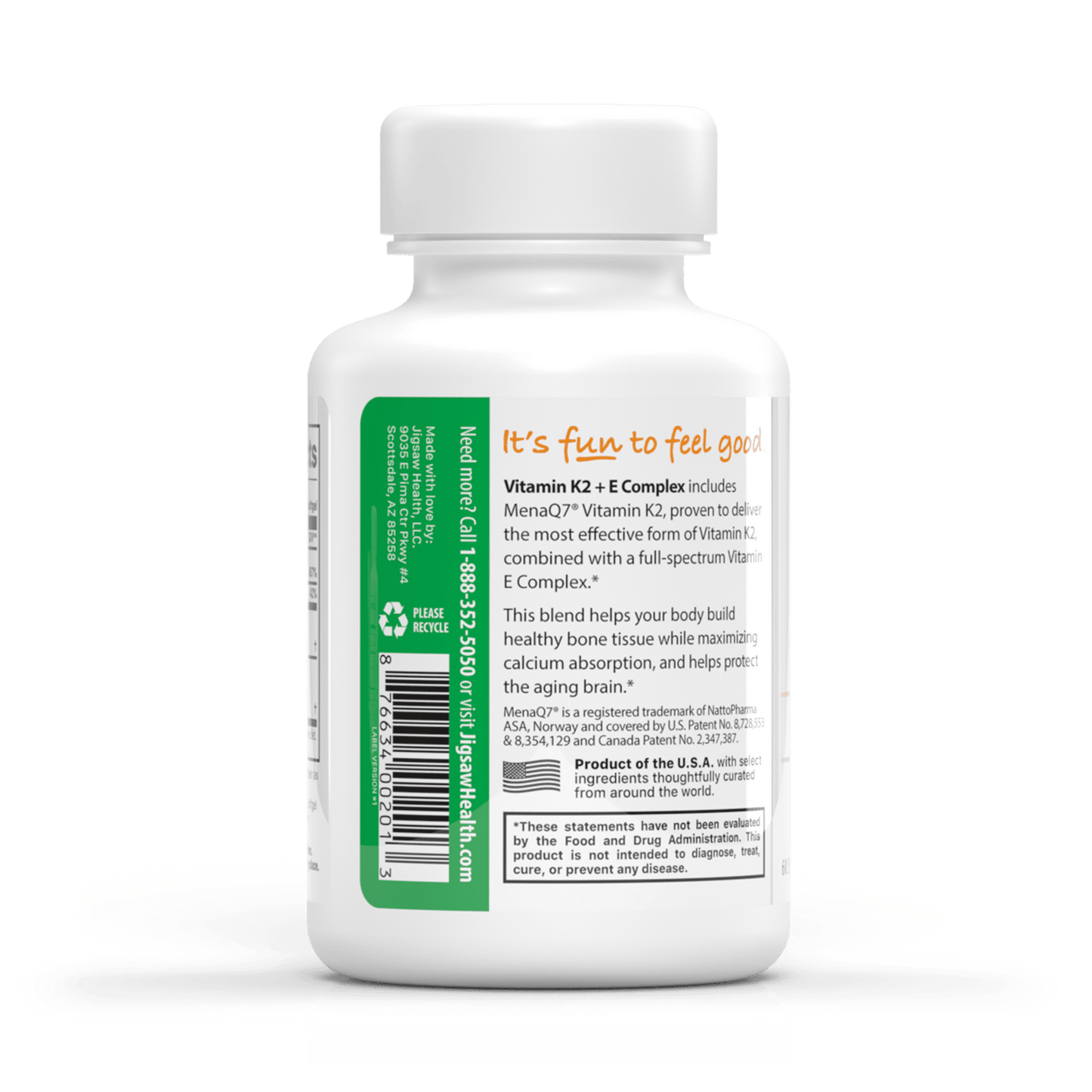 Vitamin K2 + E Complex - Trending Wellness Store