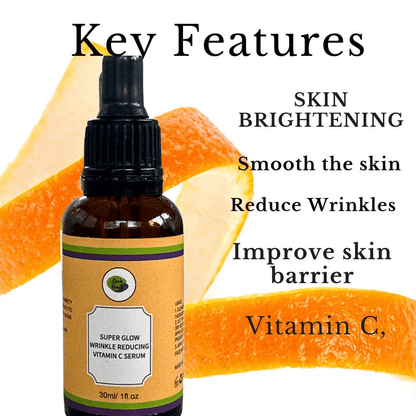 Khichi Beauty  Super Glow Wrinkle Reducing Vitamin C Serum,  30ml. - Trending Wellness Store