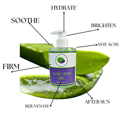 Khichi Beauty Aloe Vera Gel, Smoothing & Moisturizing Gel  10. 2oz (300ml). - Trending Wellness Store