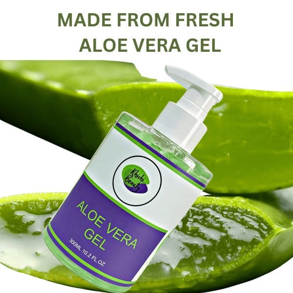 Khichi Beauty Aloe Vera Gel, Smoothing & Moisturizing Gel  10. 2oz (300ml). - Trending Wellness Store
