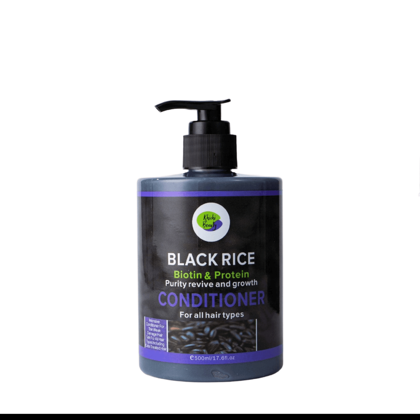 Khichi Beauty Black Rice Biotin & Protein Conditioner   17.6 OZ. - Trending Wellness Store