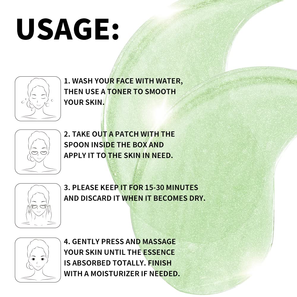 Khichi Beauty Collagen Avocado Hydra Gel Eye Patches - Trending Wellness Store