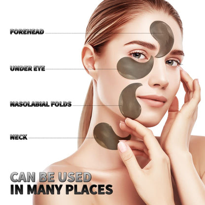 Khichi Beauty Collagen Black Gold Hydra Gel Eye Patches - Trending Wellness Store