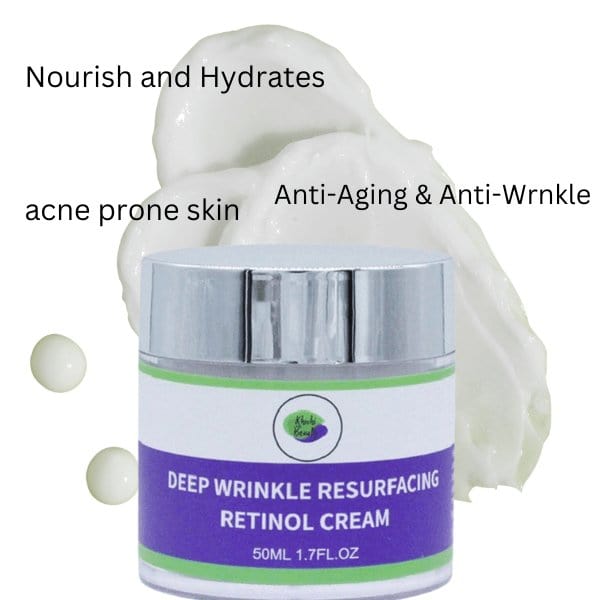 Khichi Beauty Deep Wrinkle Resurfacing Retinol Cream 1.7OZ (50ML). - Trending Wellness Store