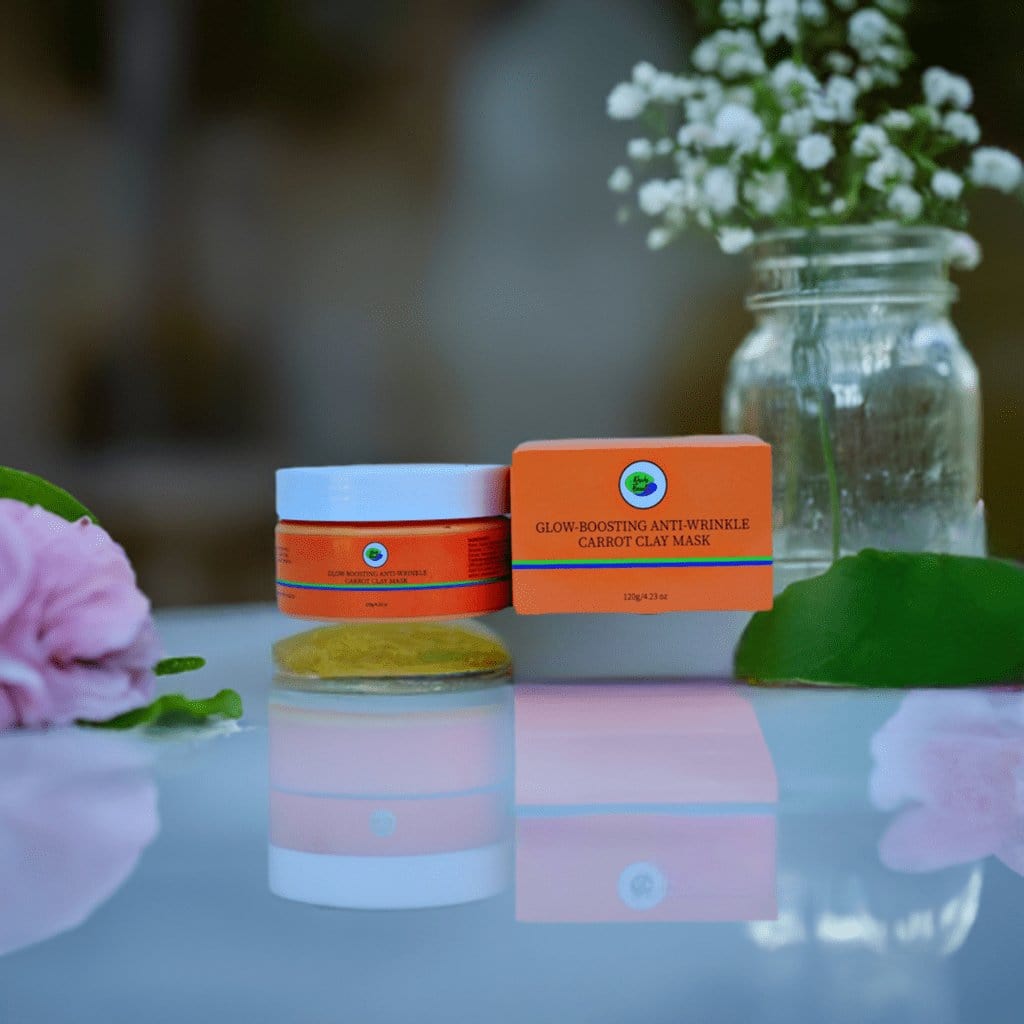 Khichi Beauty Glow Boosting Anti-Wrinkle Carrot Clay Mask 4.23 oz / 120g - Trending Wellness Store