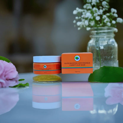 Khichi Beauty Glow Boosting Anti-Wrinkle Carrot Clay Mask 4.23 oz / 120g - Trending Wellness Store