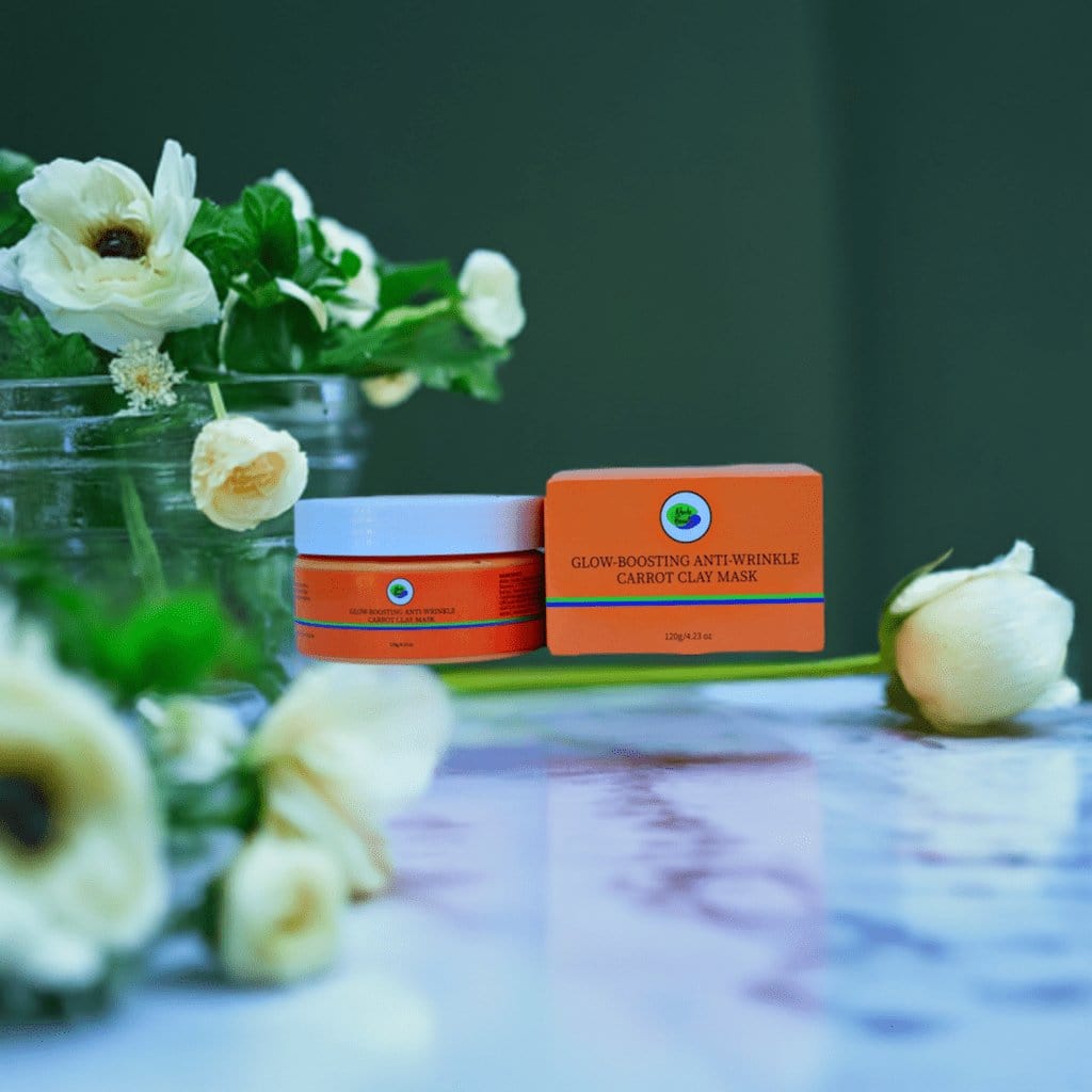 Khichi Beauty Glow Boosting Anti-Wrinkle Carrot Clay Mask 4.23 oz / 120g - Trending Wellness Store