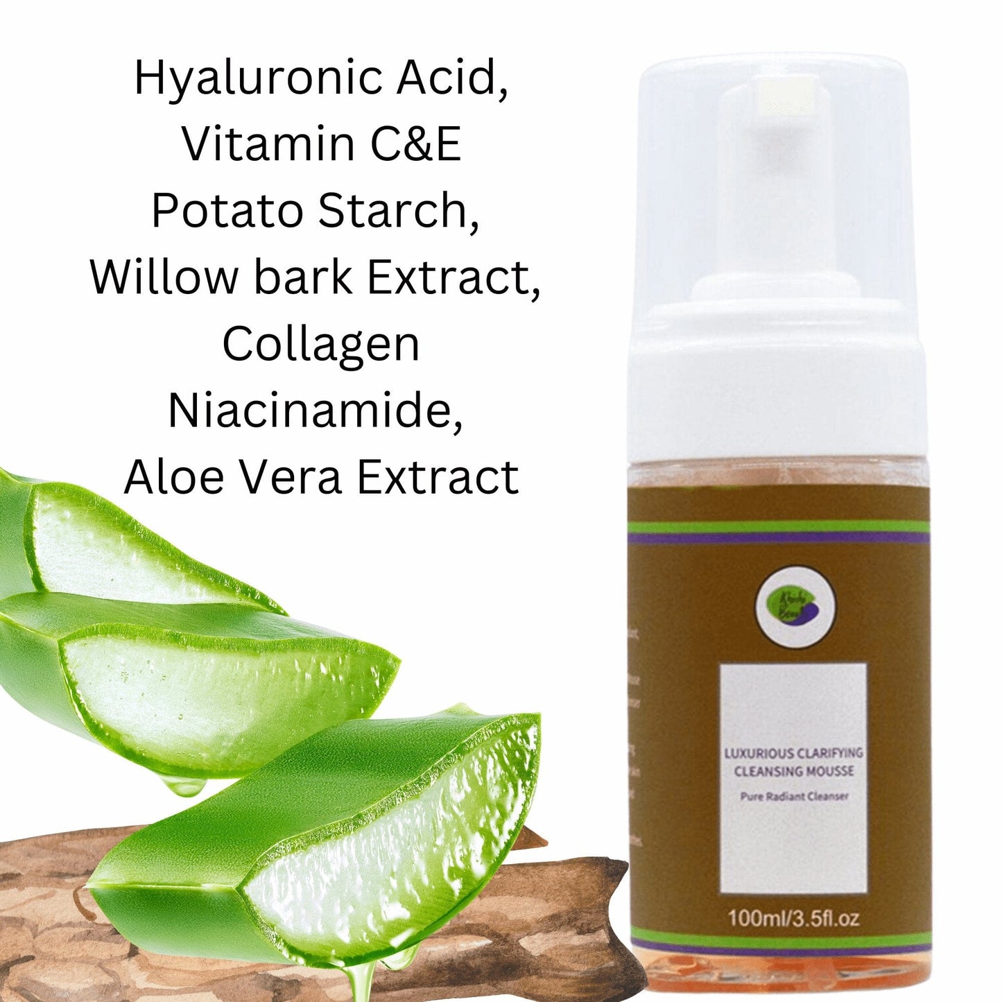 Khichi Beauty Luxurious Clarifying Facial Cleansing Mousse - Trending Wellness Store