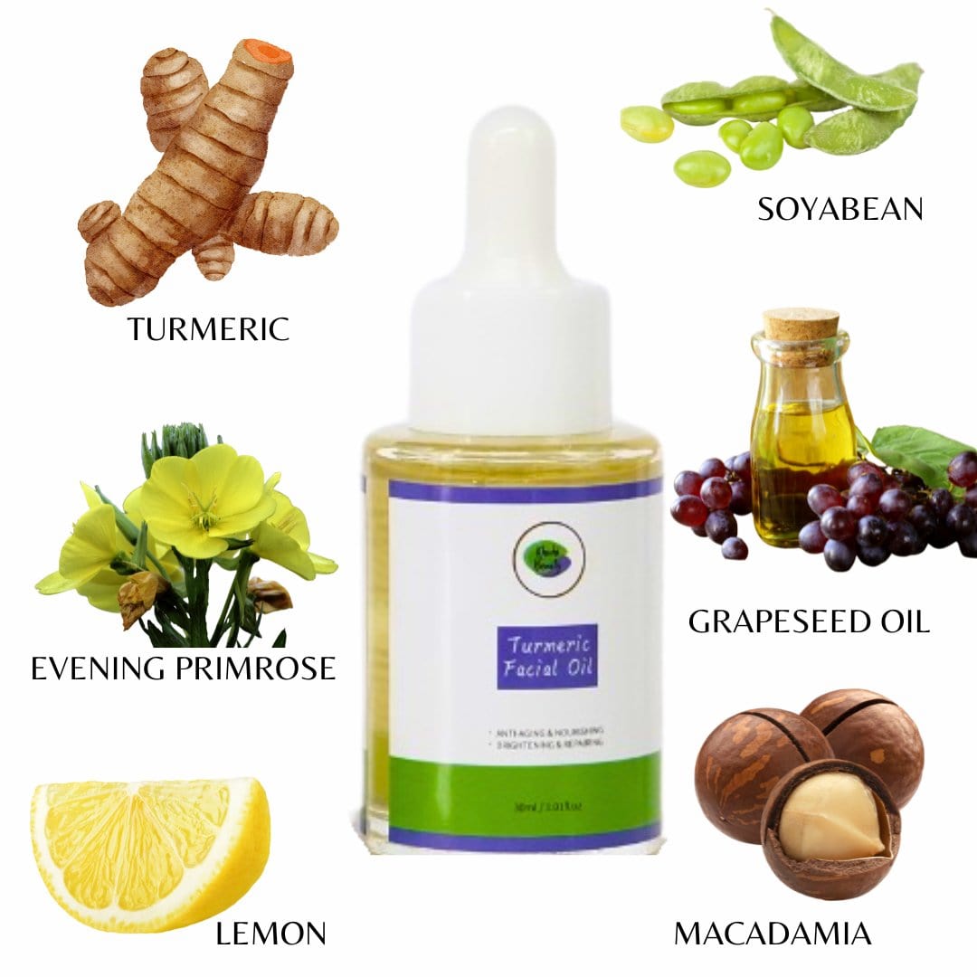 Khichi Beauty Luxury Turmeric Face Oil, Moisturizes, Hydrates Plumps & Brighten 1oz (30ml). - Trending Wellness Store