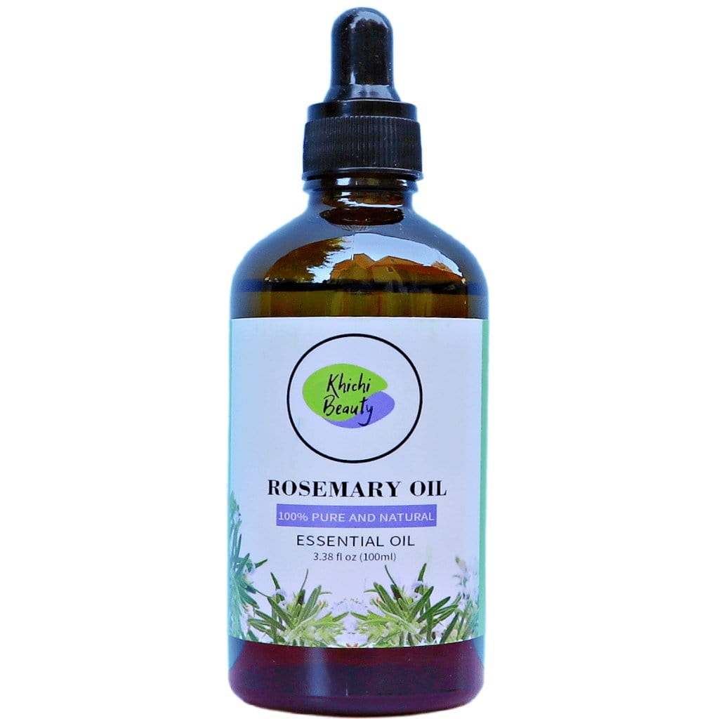 Khichi Beauty Rosemary Oil, Essential Oil, Pure Natural Organic, 3.8oz (100ml). - Trending Wellness Store
