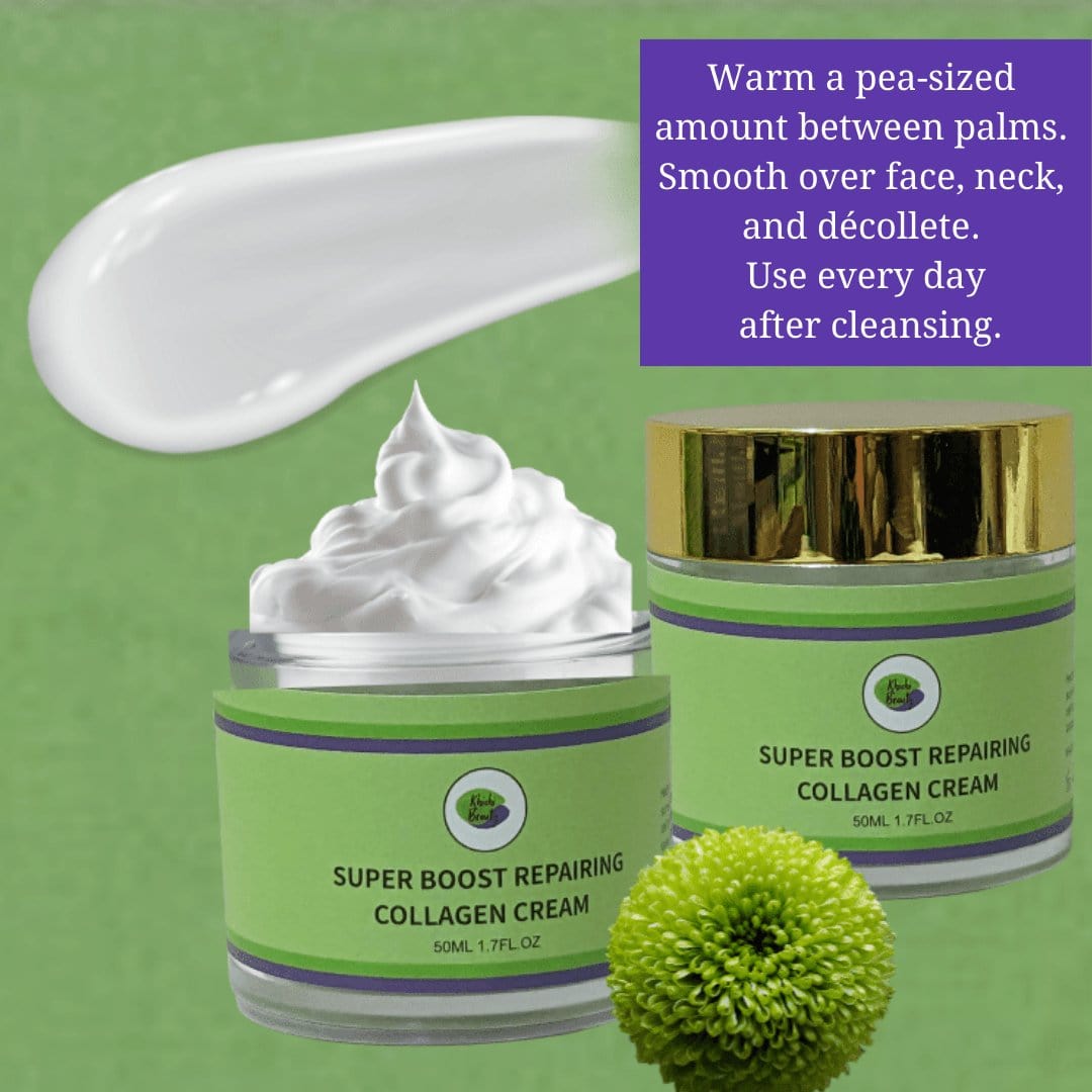 Khichi Beauty Super Boost Repairing Collagen Cream 1.7 oz (50ml). - Trending Wellness Store