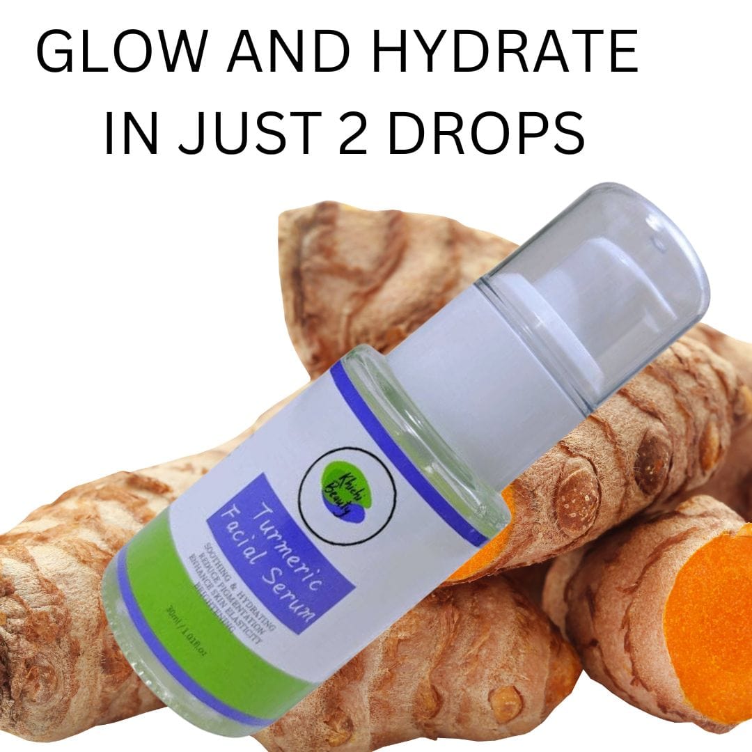 Khichi Beauty Turmeric Facial Serum 1.01 fl.oz / 30ml. - Trending Wellness Store