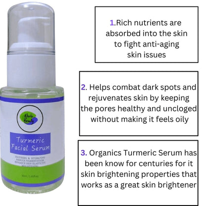 Khichi Beauty Turmeric Facial Serum 1.01 fl.oz / 30ml. - Trending Wellness Store