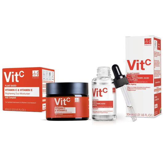 Dr Botanicals Vitamin C Duo Moisturiser & Advanced Facial Serum Kit - Trending Wellness Store