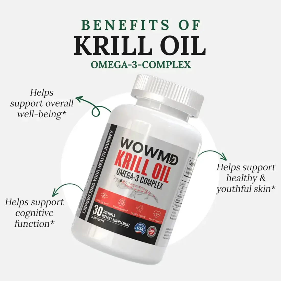 Krill Oil Omega-3 Complex - Trending Wellness Store